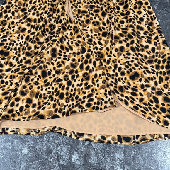 BABATON ARITZIA Womens Wallace Animal Print True Wrap Dress Sz XXS - Picture 7 of 12